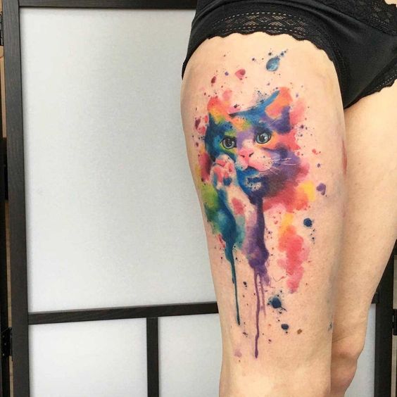 100 top idées de tatouages cuisse pour femme 100