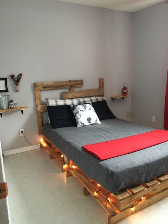 Les 30 plus beaux lits en palettes à faire soi-même 10