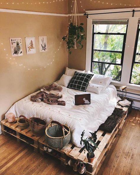 Les 30 plus beaux lits en palettes à faire soi-même 17