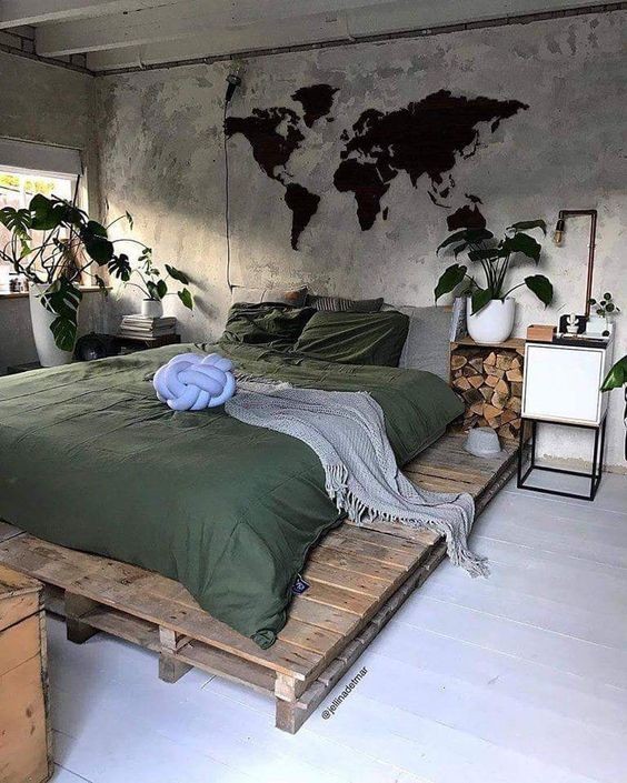 Les 30 plus beaux lits en palettes à faire soi-même 26