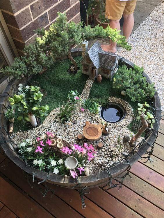 18 idées de décors à faire avec des pots cassés ou réutilisés 10