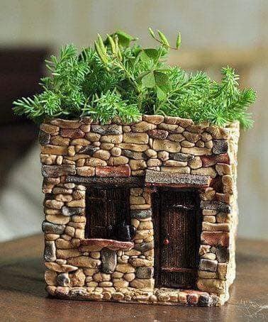 18 idées de décors à faire avec des pots cassés ou réutilisés 11