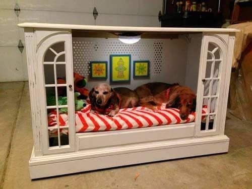 17 top idées de lits pour chien à fabriquer soi-même 16