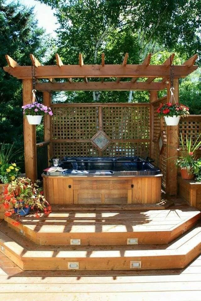 18 idées d'habillages pour spa & jacuzzi gonflable 7 18 idées d'habillages pour spa & jacuzzi gonflable 7