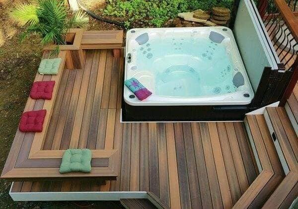18 idées d'habillages pour spa & jacuzzi gonflable 15 18 idées d'habillages pour spa & jacuzzi gonflable 15