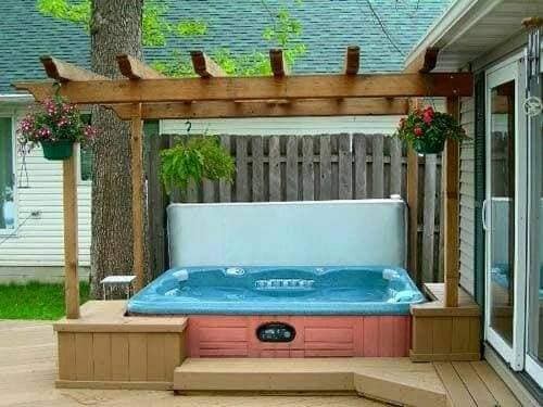 18 idées d'habillages pour spa & jacuzzi gonflable 16 18 idées d'habillages pour spa & jacuzzi gonflable 16