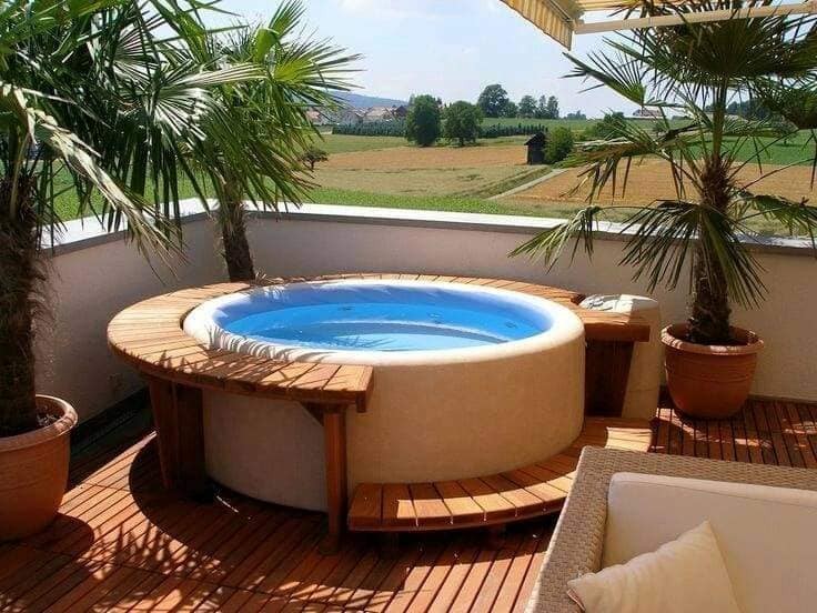 18 idées d'habillages pour spa & jacuzzi gonflable 18 18 idées d'habillages pour spa & jacuzzi gonflable 18