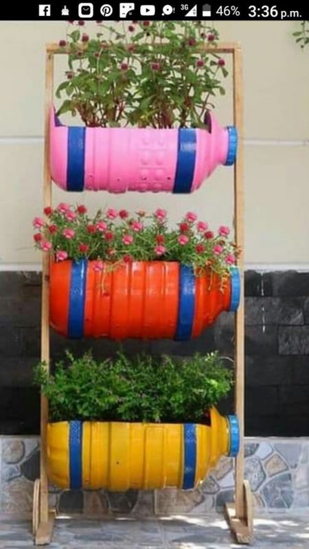 13 idées de pot de fleurs à faire soi même 4 13 idées de pot de fleurs à faire soi même 4