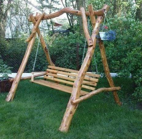 18 balançoires en bois à faire avec des troncs d'arbre 18