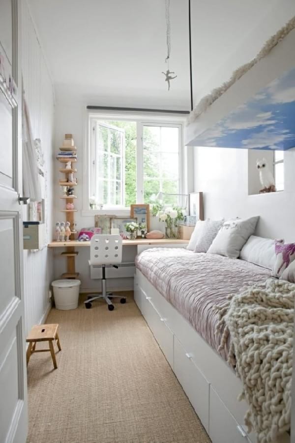 20 idées pour gagner facilement de la place dans une chambre 9 20 idées pour gagner facilement de la place dans une chambre 9