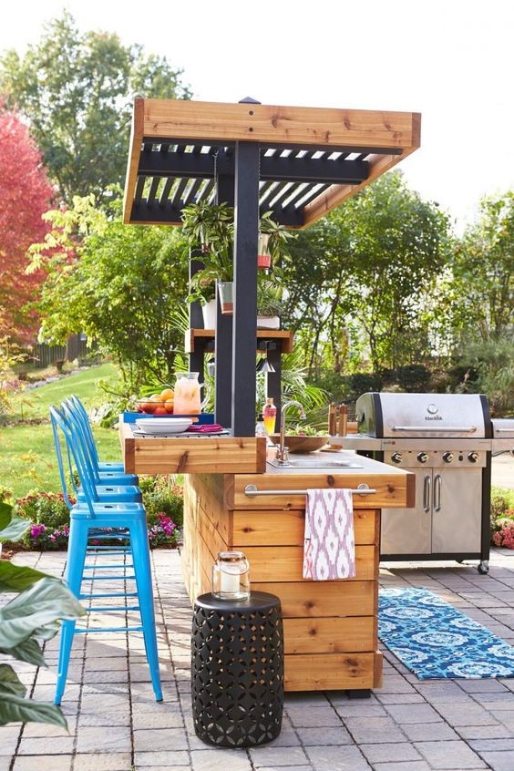 33 idées de bars de jardin pour rendre vos repas inoubliables 13 33 idées de bars de jardin pour rendre vos repas inoubliables 13