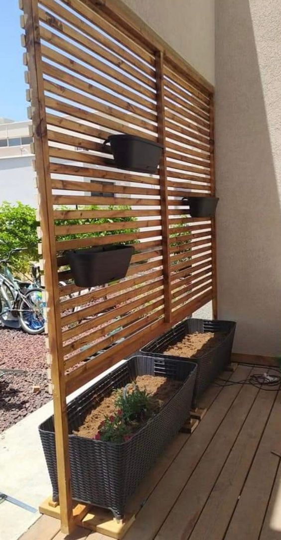 25 brises-vue en bois à refaire avec des palettes 14 25 brises-vue en bois à refaire avec des palettes 14