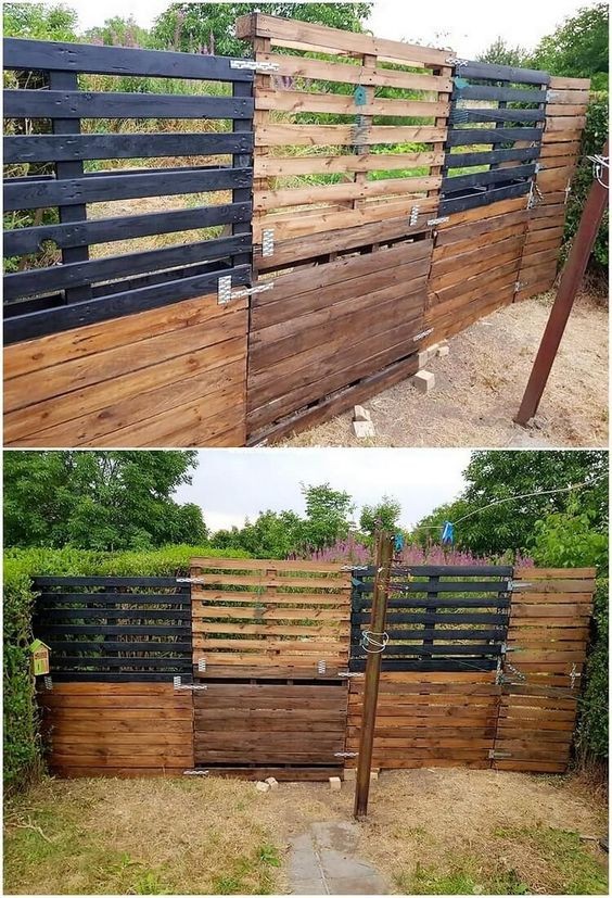25 brises-vue en bois à refaire avec des palettes 5 25 brises-vue en bois à refaire avec des palettes 5