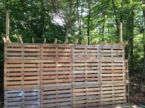 25 brises-vue en bois à refaire avec des palettes 8 25 brises-vue en bois à refaire avec des palettes 8