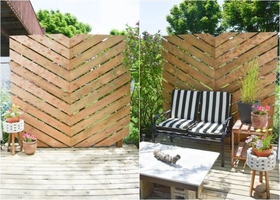 25 brises-vue en bois à refaire avec des palettes 1 25 brises-vue en bois à refaire avec des palettes 1