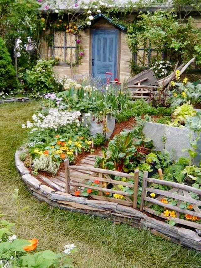 41 top idées de lits de jardin à faire soi-même 26