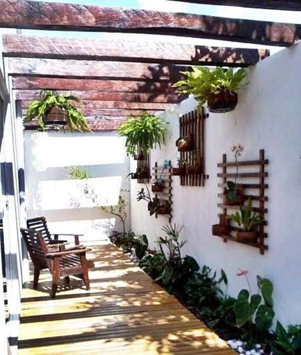 44 idées pour décorer les jardins et les petits jardins 2