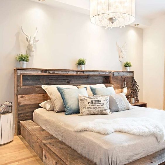 48 têtes de lit en bois à refaire avec des palettes 36
