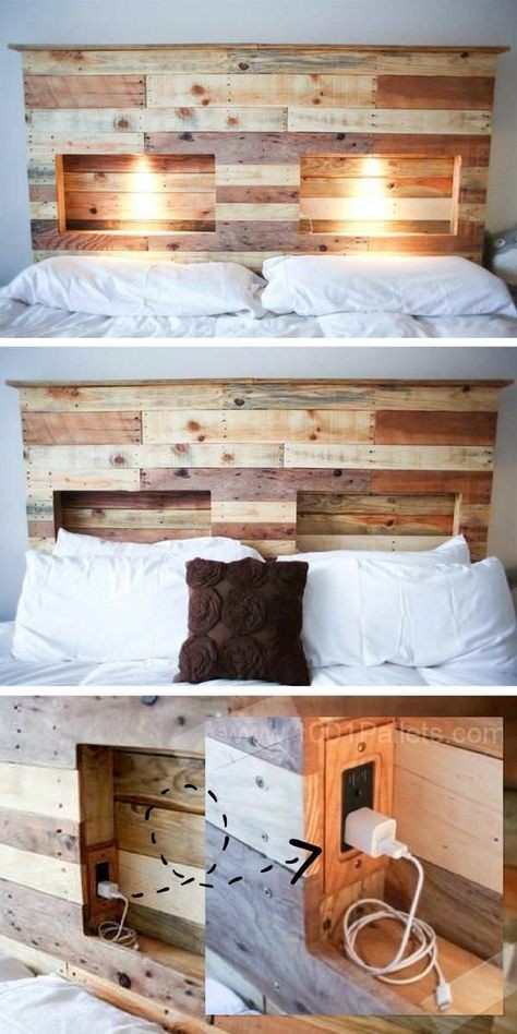 48 têtes de lit en bois à refaire avec des palettes 42