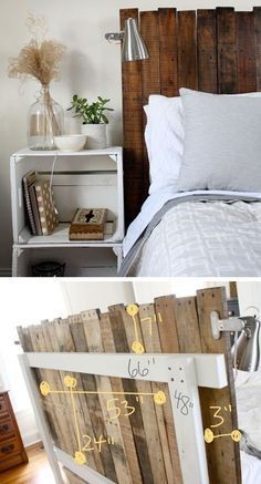48 têtes de lit en bois à refaire avec des palettes 6