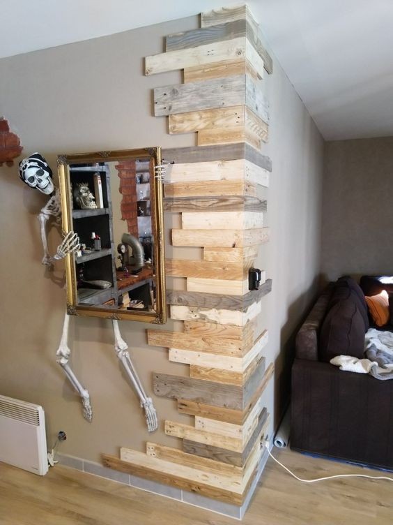 62 idées pour embellir un mur avec du bois ou des palettes 10