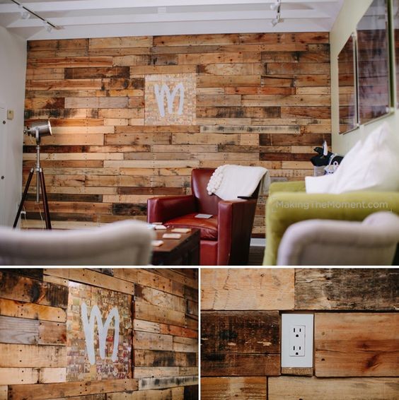 62 idées pour embellir un mur avec du bois ou des palettes 27