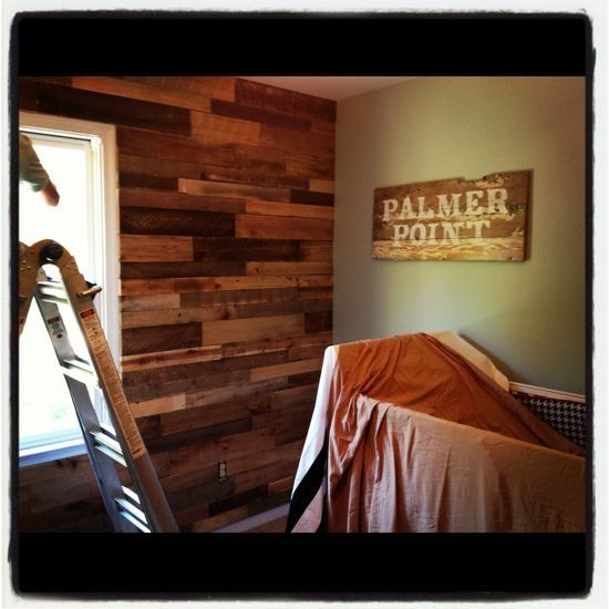 62 idées pour embellir un mur avec du bois ou des palettes 36