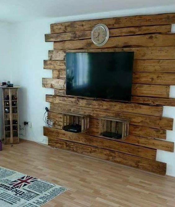 62 idées pour embellir un mur avec du bois ou des palettes 40