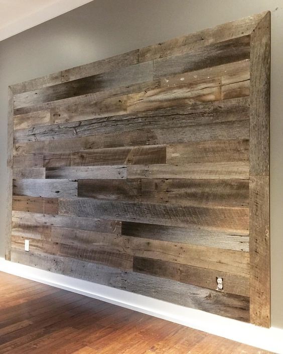 62 idées pour embellir un mur avec du bois ou des palettes 49