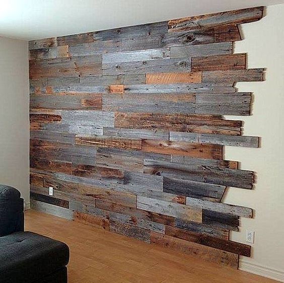 62 idées pour embellir un mur avec du bois ou des palettes 5