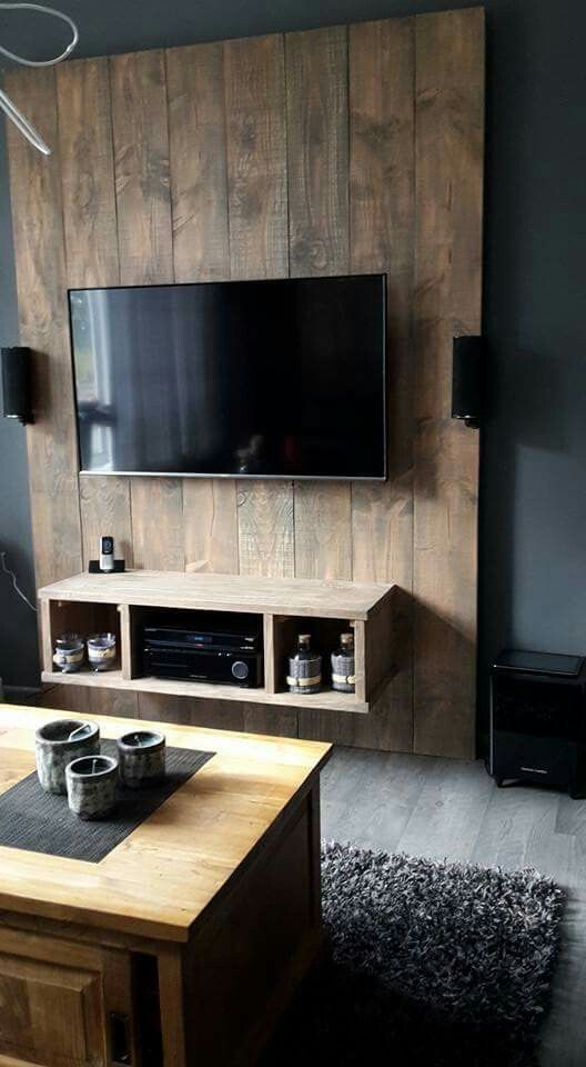 62 idées pour embellir un mur avec du bois ou des palettes 51