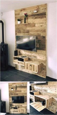 62 idées pour embellir un mur avec du bois ou des palettes 60