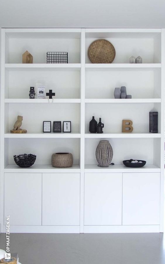 29 top idées d'étagères blanches pour s'inspirer 8
