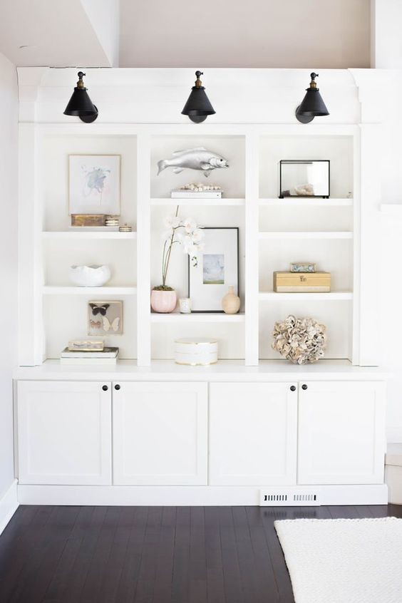 29 top idées d'étagères blanches pour s'inspirer 26