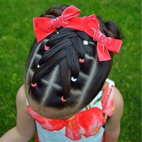 18 idées de coiffures tressées pour petites filles 5 18 idées de coiffures tressées pour petites filles 5