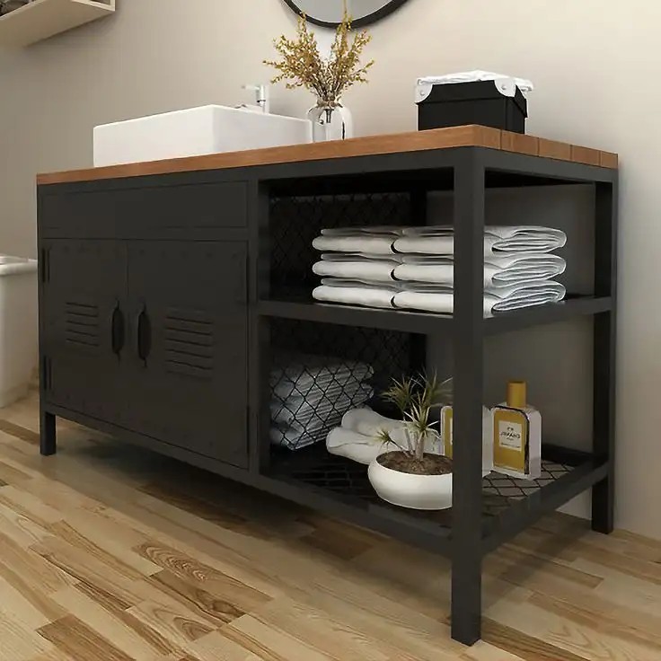 50 top idées de salles de bain noir et bois 1 50 top idées de salles de bain noir et bois 1