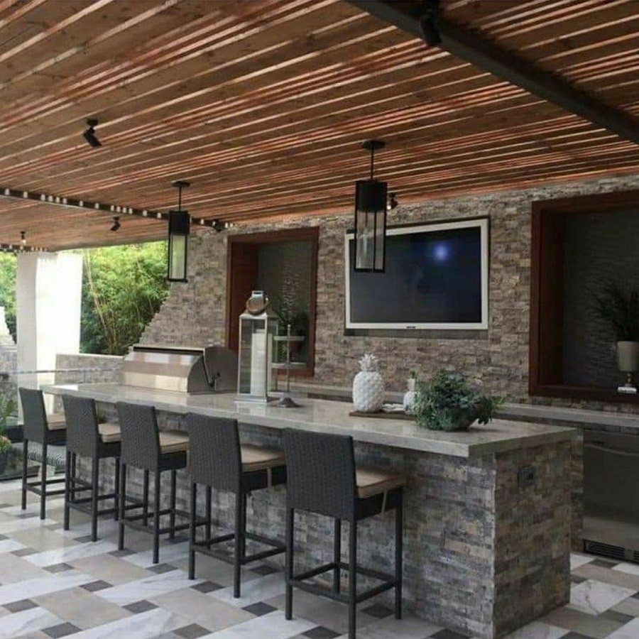 44 top idées de cuisines et patios extérieurs 6