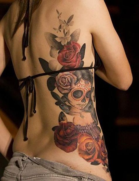 36 tatouages cote femme pour sublimer une cote 38
