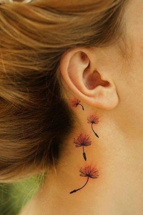 24 top idées de tatouages oreille délicats & sensuels 3 24 top idées de tatouages oreille délicats & sensuels 3