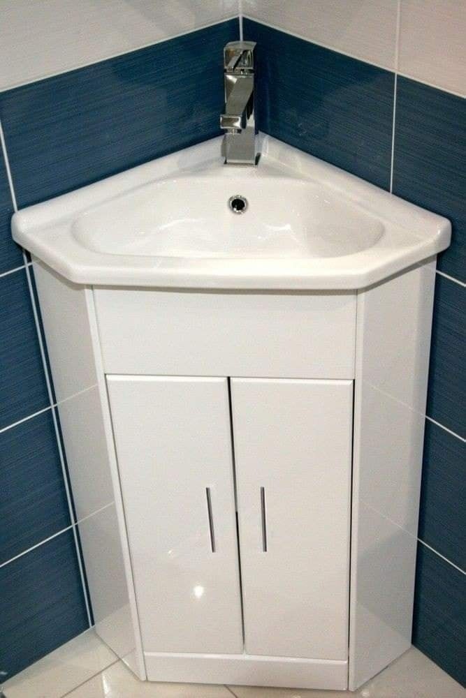 13 idées de lavabos d'angle avec rangements pour petite salle de bain 8 13 idées de lavabos d'angle avec rangements pour petite salle de bain 8