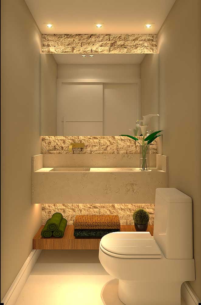 Les 60 plus belles décorations de petites salles de bain et toilettes 2 Les 60 plus belles décorations de petites salles de bain et toilettes 2