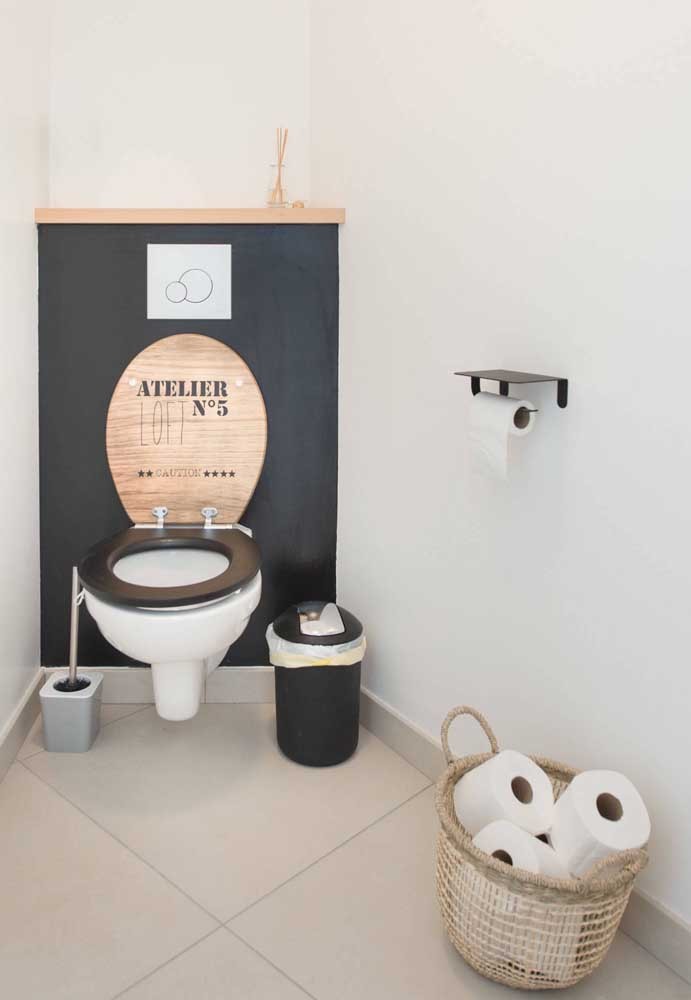 Les 60 plus belles décorations de petites salles de bain et toilettes 13 Les 60 plus belles décorations de petites salles de bain et toilettes 13