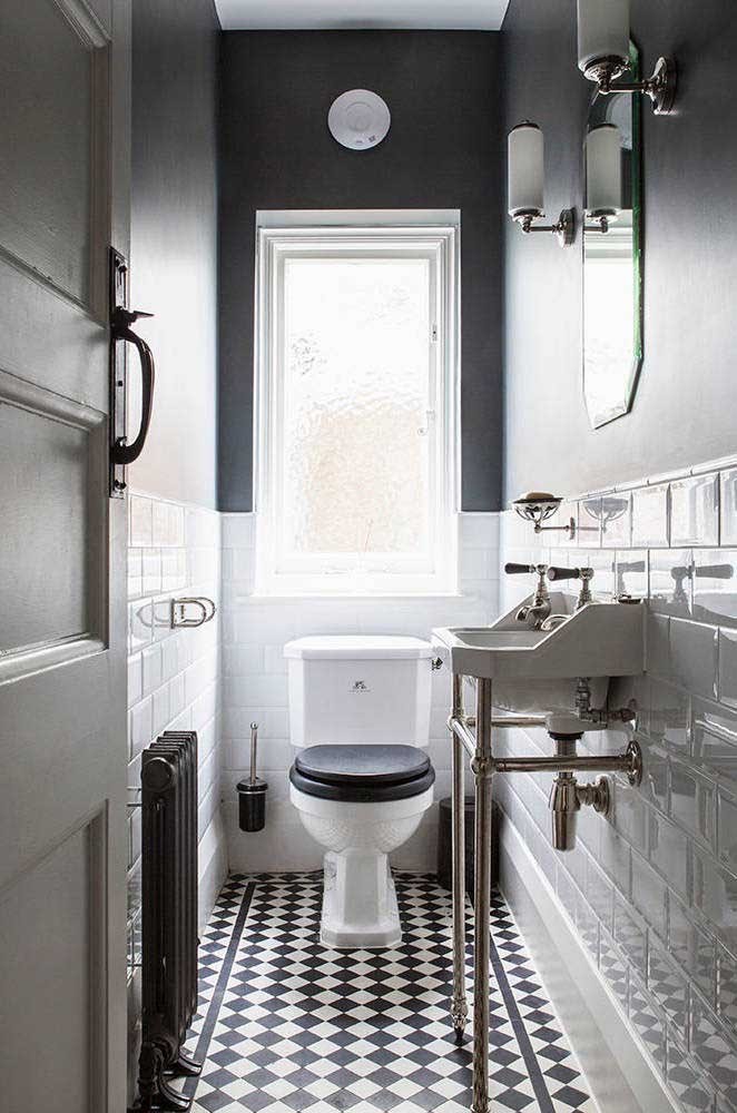 Les 60 plus belles décorations de petites salles de bain et toilettes 24 Les 60 plus belles décorations de petites salles de bain et toilettes 24
