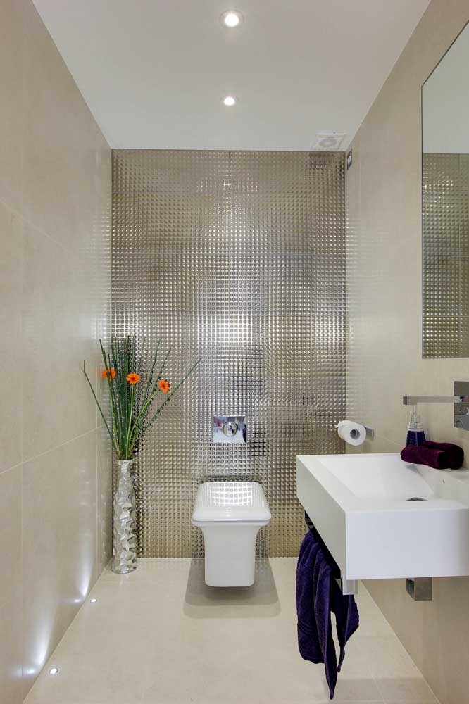 Les 60 plus belles décorations de petites salles de bain et toilettes 25 Les 60 plus belles décorations de petites salles de bain et toilettes 25
