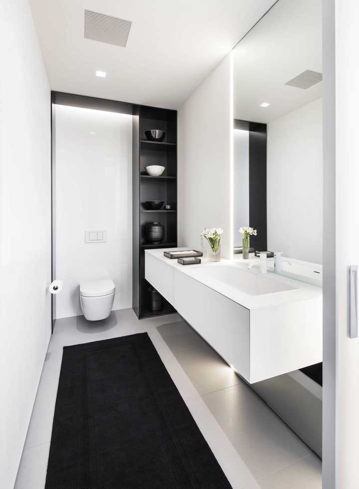 Les 60 plus belles décorations de petites salles de bain et toilettes 31 Les 60 plus belles décorations de petites salles de bain et toilettes 31