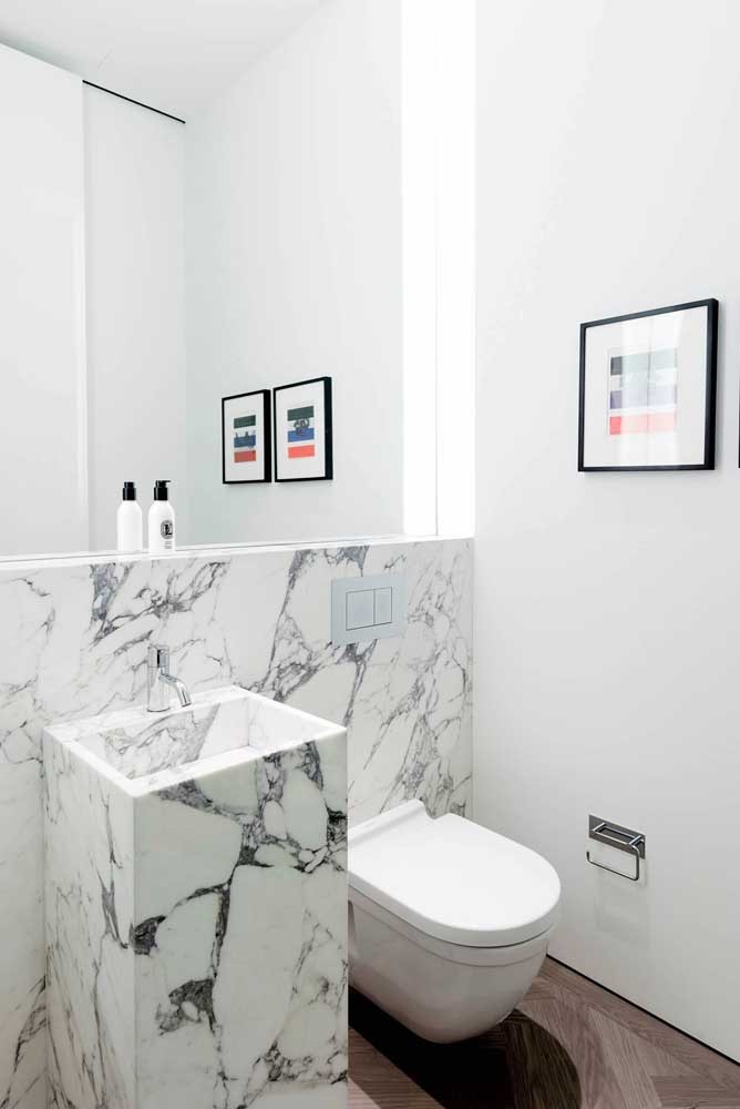 Les 60 plus belles décorations de petites salles de bain et toilettes 36 Les 60 plus belles décorations de petites salles de bain et toilettes 36