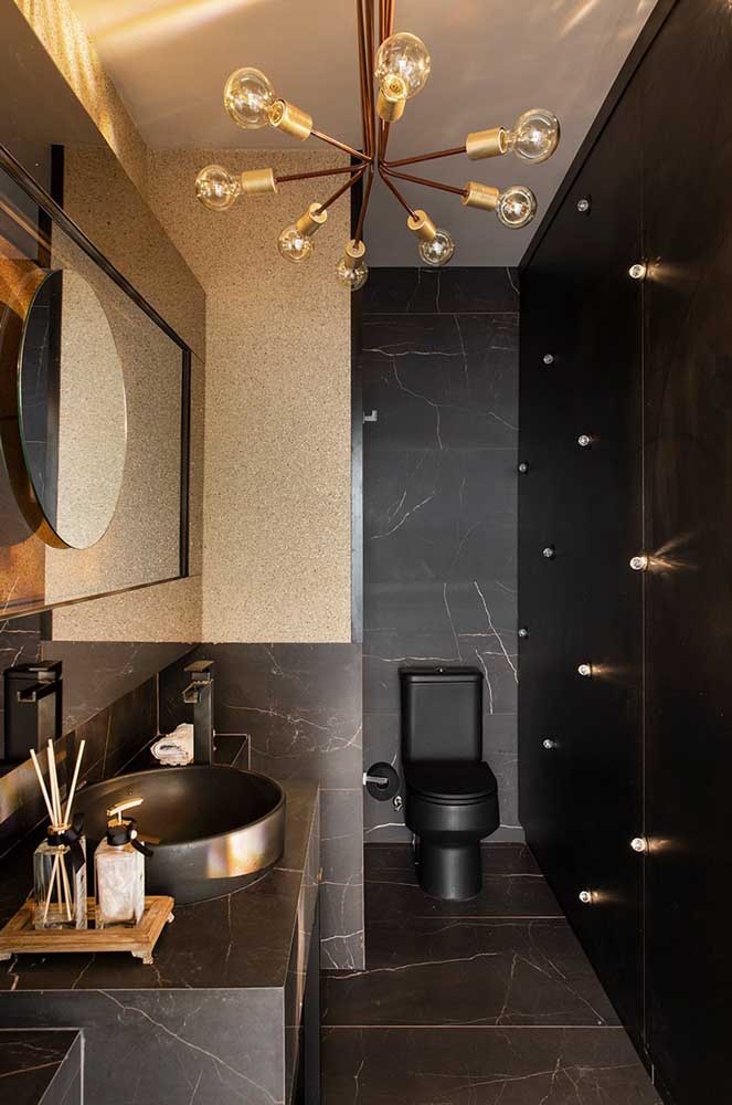 Les 60 plus belles décorations de petites salles de bain et toilettes 5 Les 60 plus belles décorations de petites salles de bain et toilettes 5