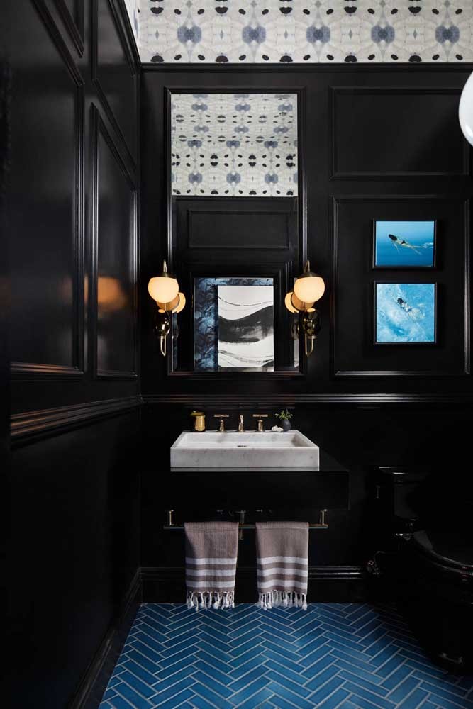 Les 60 plus belles décorations de petites salles de bain et toilettes 49 Les 60 plus belles décorations de petites salles de bain et toilettes 49