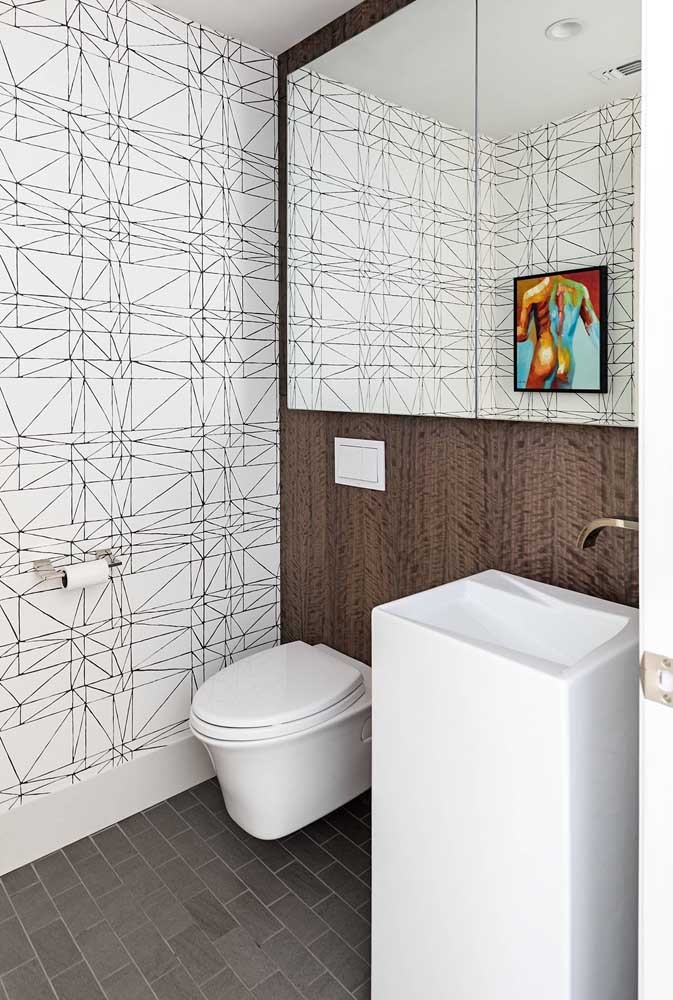 Les 60 plus belles décorations de petites salles de bain et toilettes 53 Les 60 plus belles décorations de petites salles de bain et toilettes 53