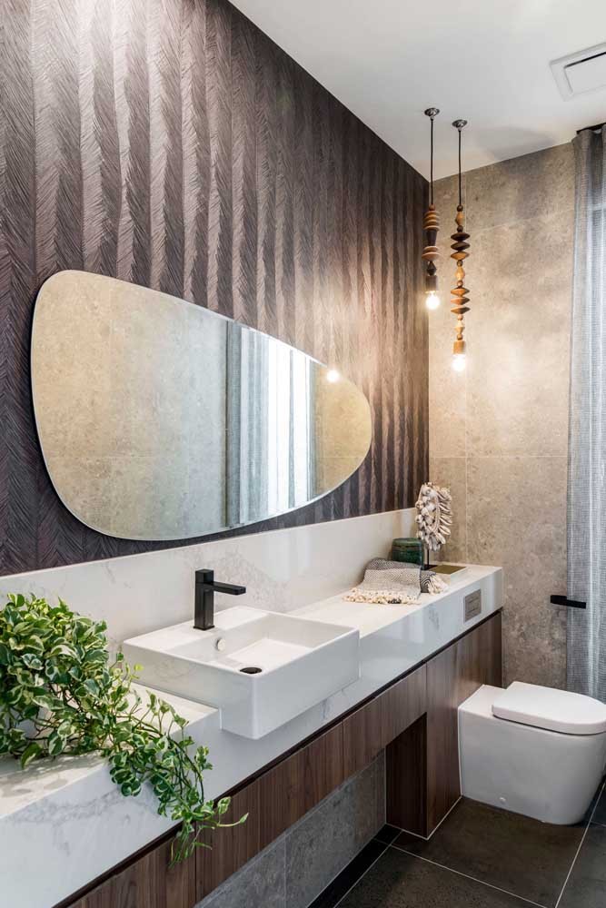 Les 60 plus belles décorations de petites salles de bain et toilettes 57 Les 60 plus belles décorations de petites salles de bain et toilettes 57